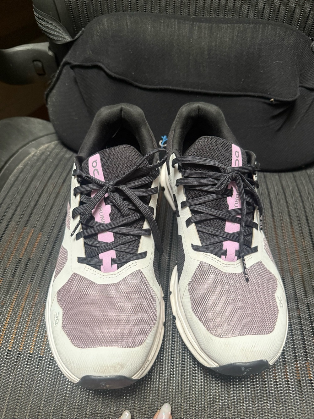 On Running Women's Athletic Sneakers in Lavender and Black